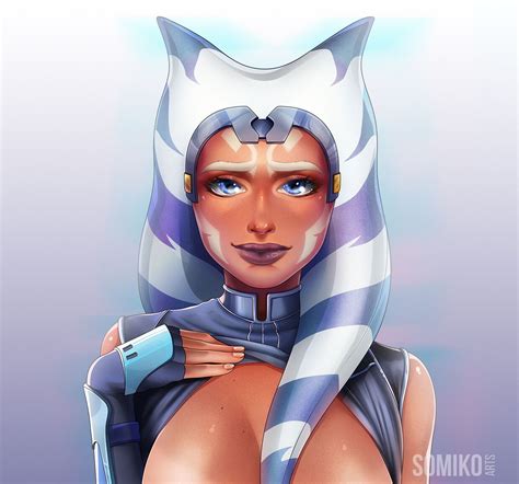 Ahsoka Tano Commission Somiko Arts On Artstation At