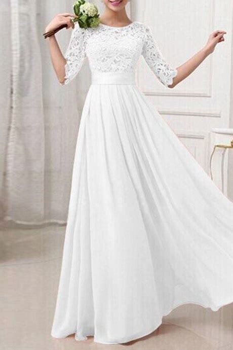 Kaufen preiswerte günstige brautkleider und brautmode mit erstklassiger qualität nach maß.bei milanoo gibt es mehr als 800 wunderschöne brautkleider styles.shoppen sie jetzt ihre trauhafte brautkleider! Maxikleid weiß langarm