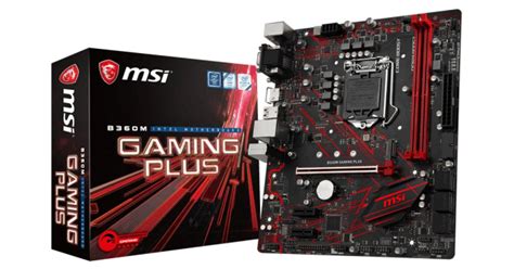 Msi B360m Gaming Plus Intel B360 Motherboard Msi B360m Gaming Plus