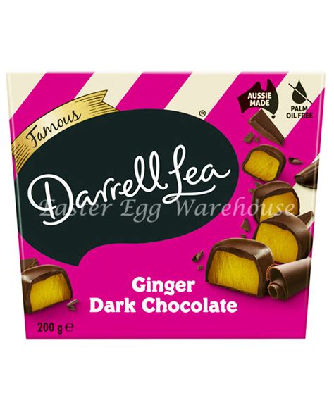 Darrell Lea Ginger Dark Chocolate 200g Easter Egg Warehouse
