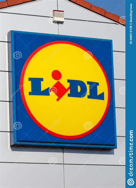 Logo Lidl Signe Supermarch Discount Boutique Discounter Format
