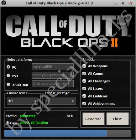 Specialllhacks Call Of Duty Black Ops 2 Hack Tool No Survey No