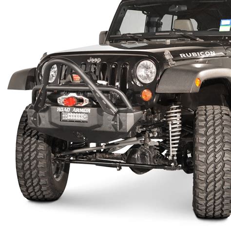 Road Armor® - Jeep Wrangler 2016 Stealth Series Stubby ...