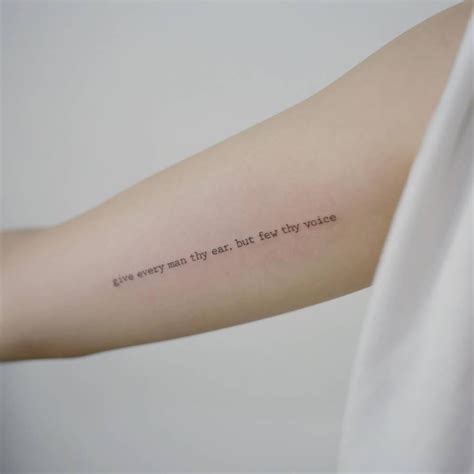 11 Small But Powerful Inspirational Quote Tattoos By Small Tattoos