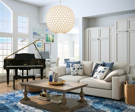 Big Little Lies Inspired Coastal Style Living Room Try These Free