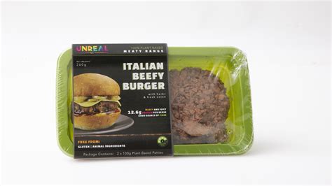 Unreal Co Italian Beefy Burger Review Vegan Meat Choice