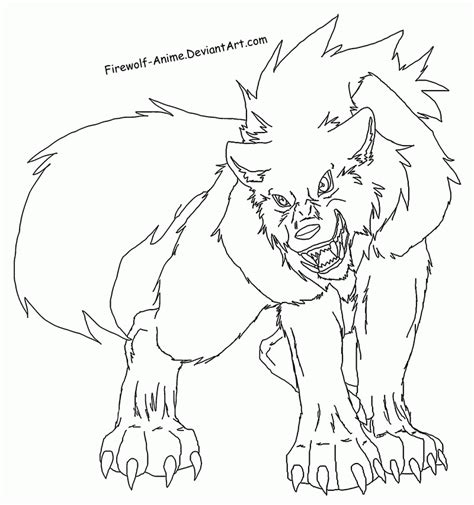 Wolf Love Anime Coloring Pages Anime Wolf Coloring Pages At