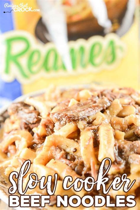 Reames dumplings have a delicious taste. Are you looking for an easy beef and noodles recipe? Our Slow Cooker Beef Noodles are … (With ...