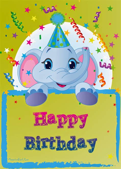 Happy Birthday Wishes For Children Greeting Card Printing