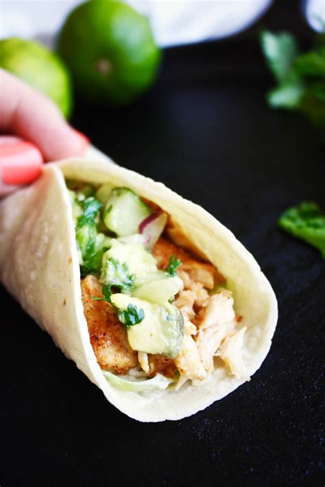 Fish tacos an american thing. Blackened Fish Tacos with Cucumber Salsa