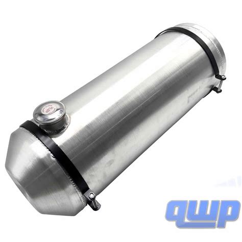 Gas Tank 10 Gallon End Fill Round Aluminum Fuel Tank Outlet 10 X30 1