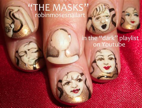 Nail Art By Robin Moses Halloween Nails Halloween Nail Art Horror