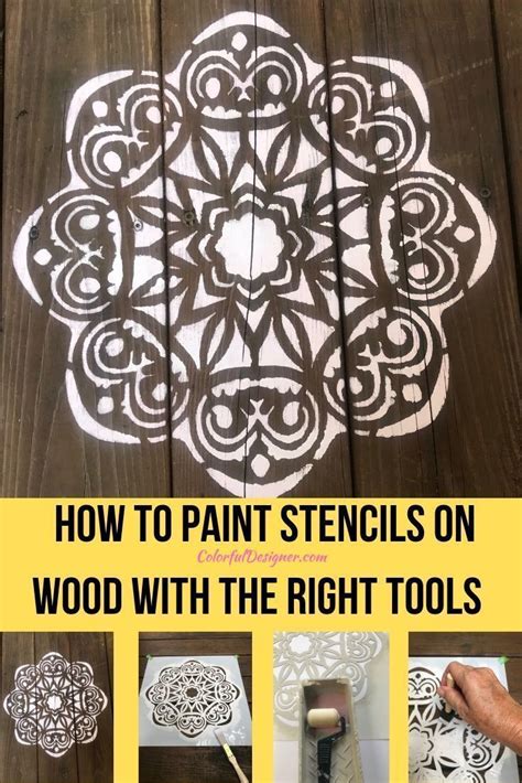 How To Paint Stencils On Wood With The Right Tools Find Out Which