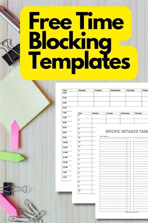 Time Blocking Template