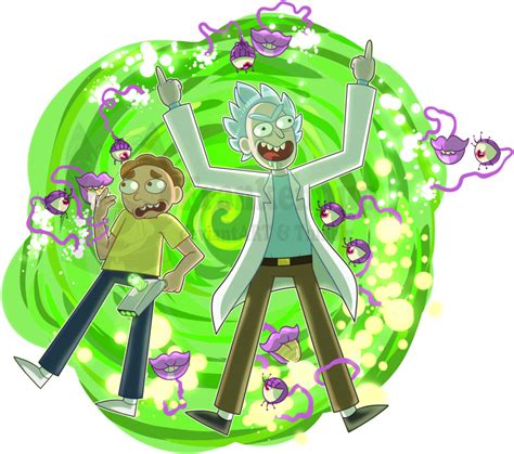 13 Rick And Morty Portal View Rick And Mortyрик И Морти Png Clip