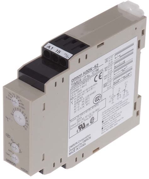 H3DK S2 AC DC24 240 Omron DIN Rail Multi Function Timer Relay 24