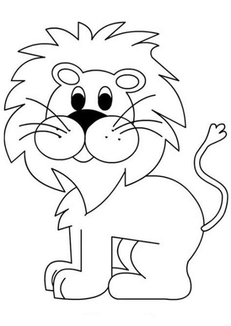 Free & Easy To Print Lion Coloring Pages - Tulamama