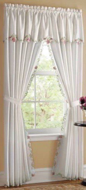 Wubodti buffalo plaid curtains,black and white checkered kitchen curtains window valances drapes cotton linen gingham tie up shades. Drapes With Attached Valance - Foter