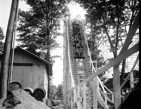 1926 Roller Coaster Glen Echo Amusement Park Maryland Vintage Etsy