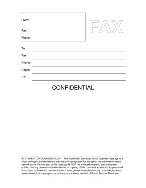 Fillable Printable Fax Cover Sheet Printable World Holiday