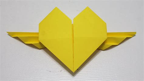 15 Mejor Nuevo Origami Corazon Con Alas Paso A Paso Alyshia Kanters