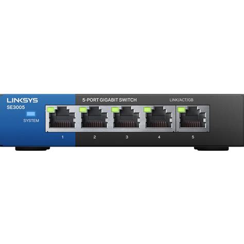 Linksys Se3005 5 Port Gigabit Ethernet Switch Wizz Computers Ltd