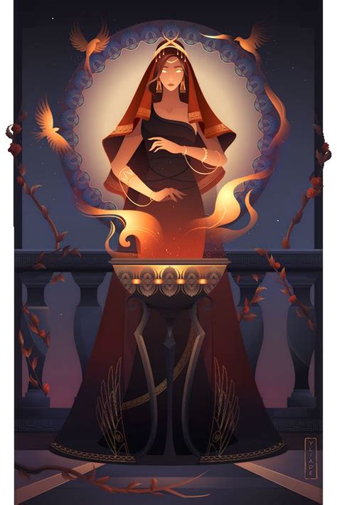 hestia ~ greek mythology by yliade on deviantart greek goddess art greek mythology art greek