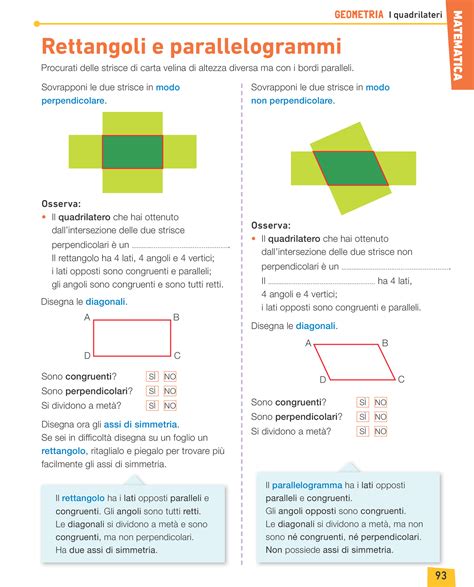 Rettangoli E Parallelogrammi