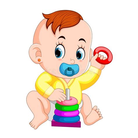 Baby Play Stock Vector Illustration Of Cartoon Play 16032073