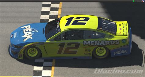 The average car on the road today keeps its engine running at around 200 degrees fahrenheit, but a nascar racing engine runs around 280. Ryan Blaney #12 Peak/Menards 2020 NASCAR Cup Series With ...