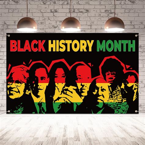 Buy Black History Month Backdrop Black History Month Banner Black