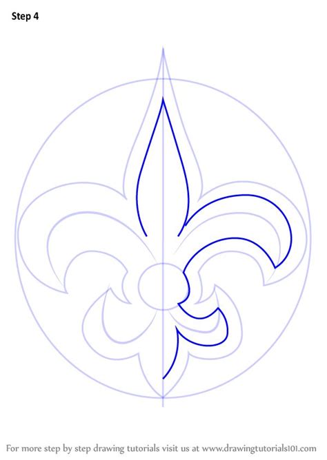How To Draw New Orleans Saints Logo Nfl Step By Step New Orleans