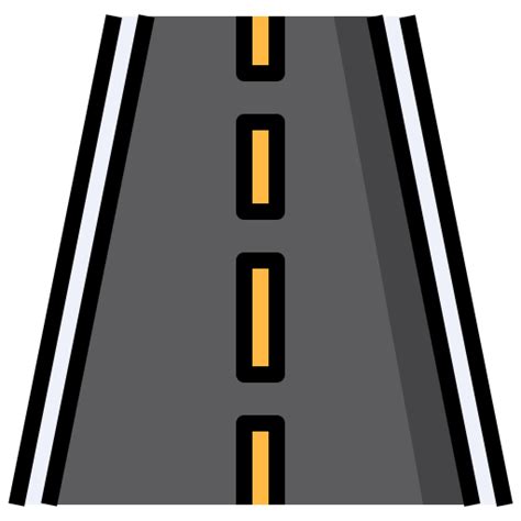 Road Surang Lineal Color Icon
