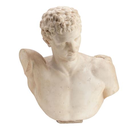 Bonhams A Marble Bust Of Hermes After The Antiqueengraved Domenico