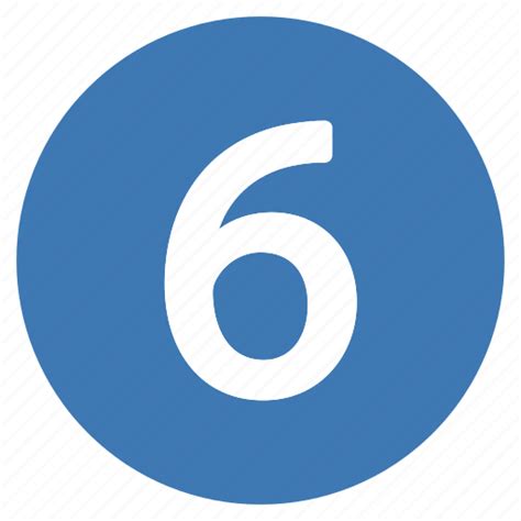 Number Numbers Pro Six Icon