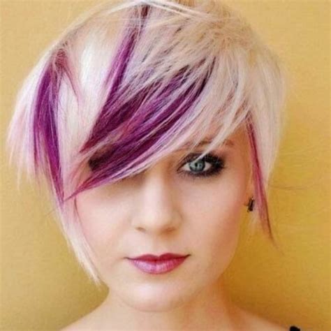 Most of the hair is colored in a bright red shade and pink and orange highlights have been added too. 50 Spectacular Pixie Cut Suggestions | Hair Motive Hair Motive