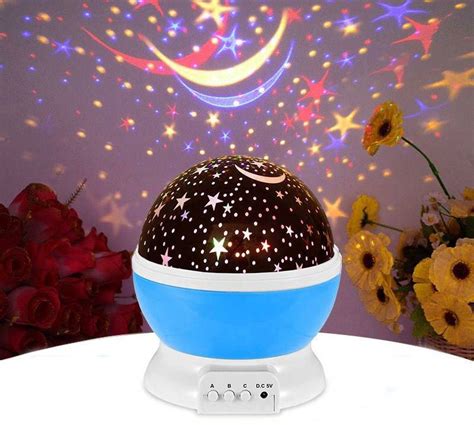 Stars Starry Sky Led Rotating Spin Projection Lamp Night Light