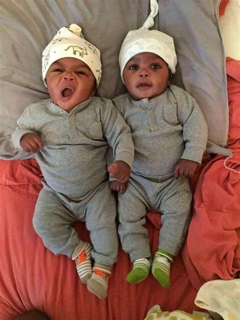O My Goodnessthe Cuteness Black Twin Babies Twin Baby Boys Black