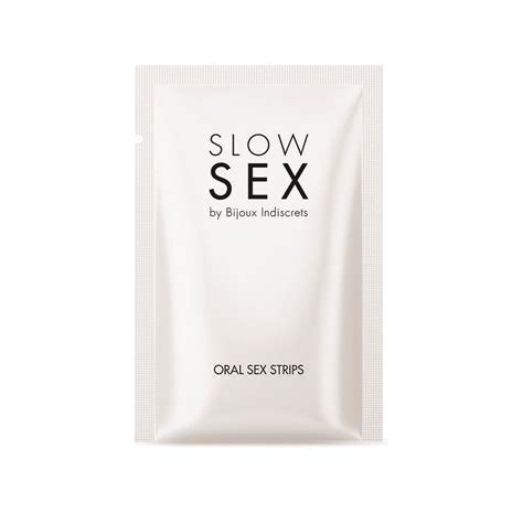 Oral Sex Strips Láminas Para Sexo Oral Slow Sex By Bijoux Indiscrets