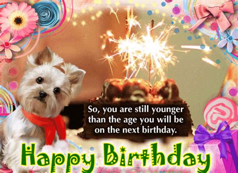 Birthdays only come once a year, so this is your chance to make the occasion special! A Funny Birthday Ecard For You. Free Funny Birthday Wishes eCards | 123 Greetings
