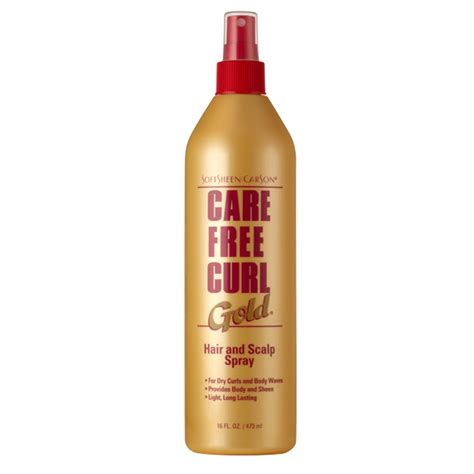 I actually went to buy the nova super strong hair spray after reading its review on imbb and really wanted it. Care Free Curl Gold Hair & Scalp Spray 8oz - Sherrys