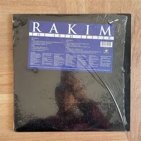 Rakim The 18th Letter Recordshop Gg