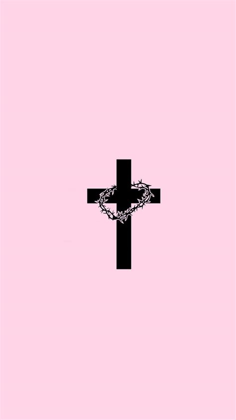 Download Connecting Faith And Beauty With Aesthetic Cross Wallpaper