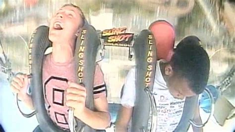 Terrified Teen Passes Out Three Times On Orlando Sling Shot Ride As He