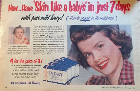Ivory Soap Ad Skin Like A Babys 1953 Vintage Advertisements Old Ads
