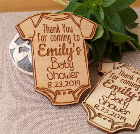 Baby Shower Magnet Baby Shower Favors Personalized Baby Etsy