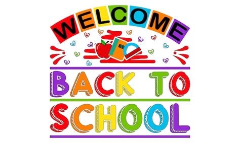 Premium Vector Vector Welcome Back To School Happy First Day Of