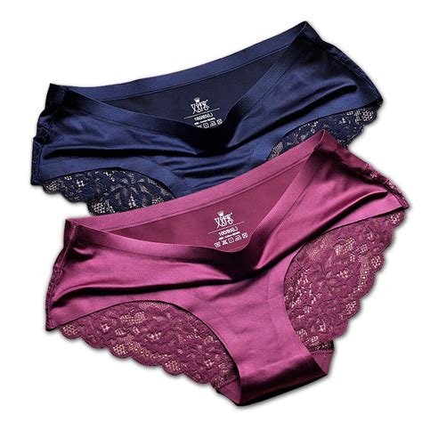Buy Women S Pack Lace Sexy Panties Women Underwear Lingerie Brief Satin Silk Panty Online At