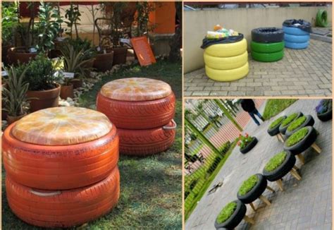 What to do with old tires diy. Creative Colorful DIY Projects On How To Reuse Old Tires