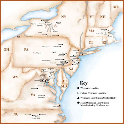 Locations Of Wegmans Grocery Stores